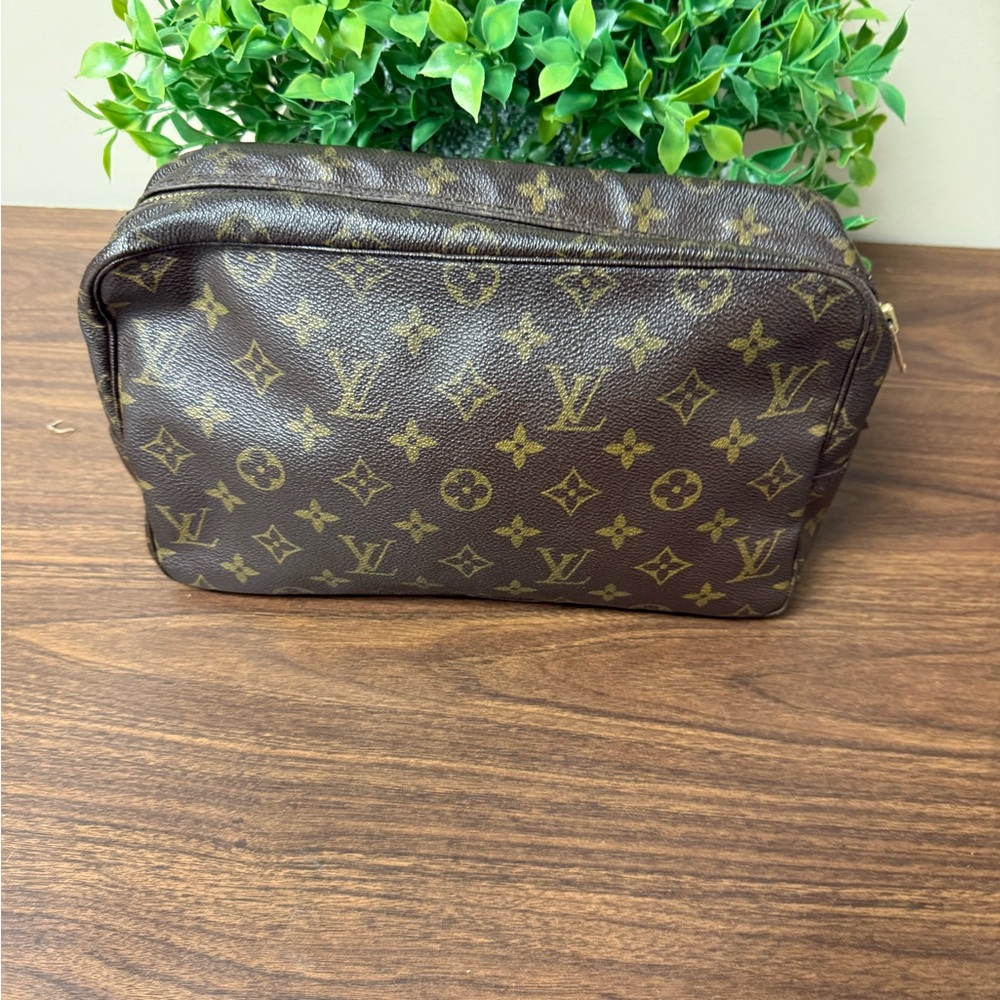 Louis Vuitton Monogram Brown Toiletry Bag